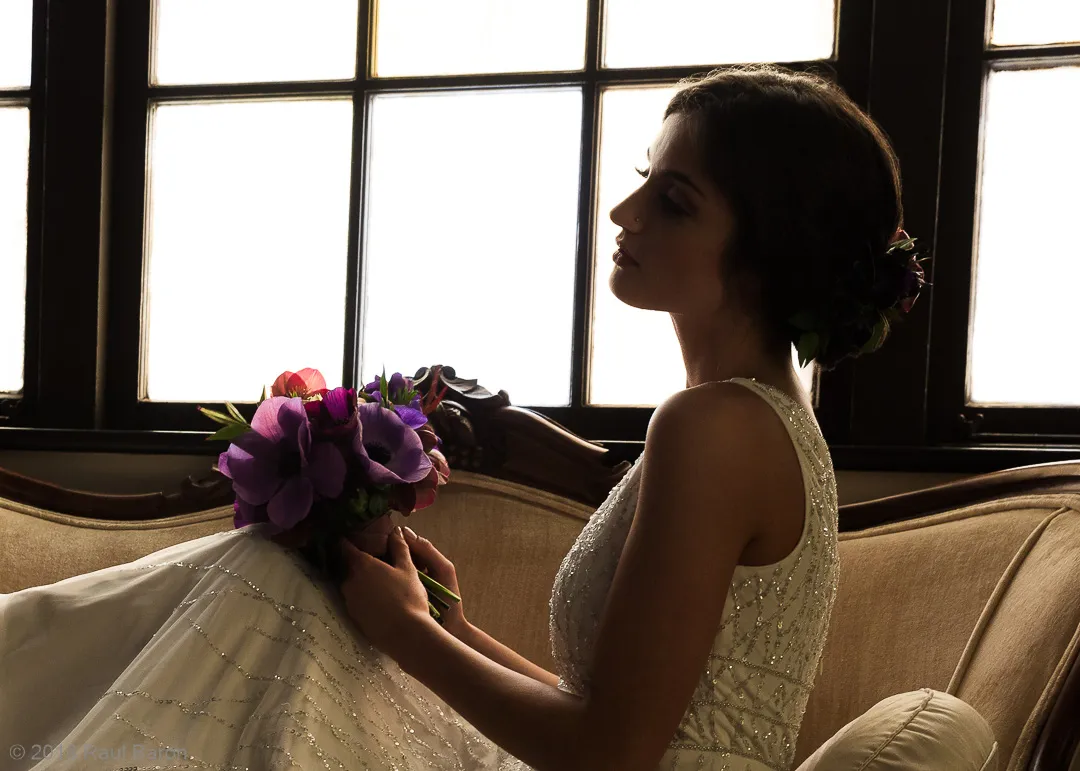 A photograph titled In the abbey