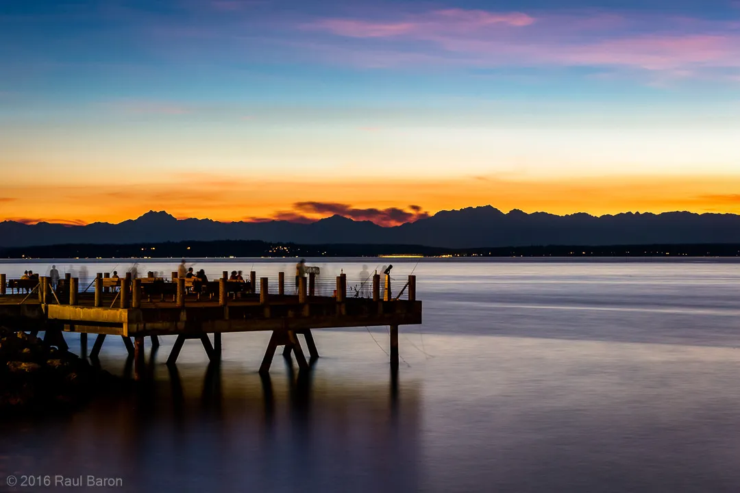 A photograph titled Olympic Wildfires