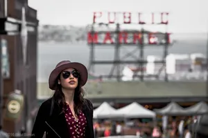 A photograph titled Market